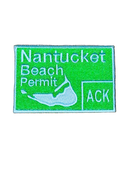Nantucket Beach Iron On Patch