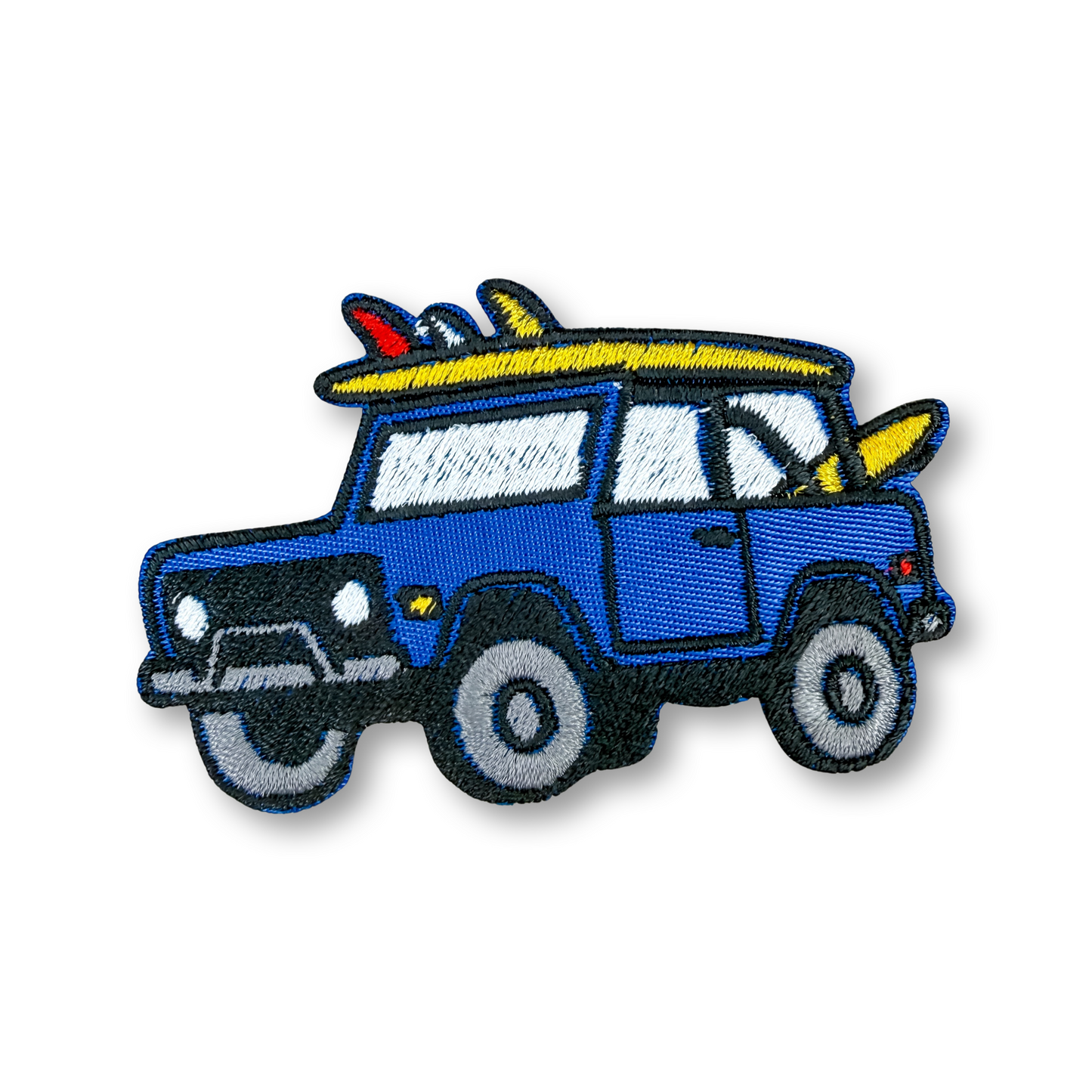 Vintage Bronco w Surf Boards Iron On Patch