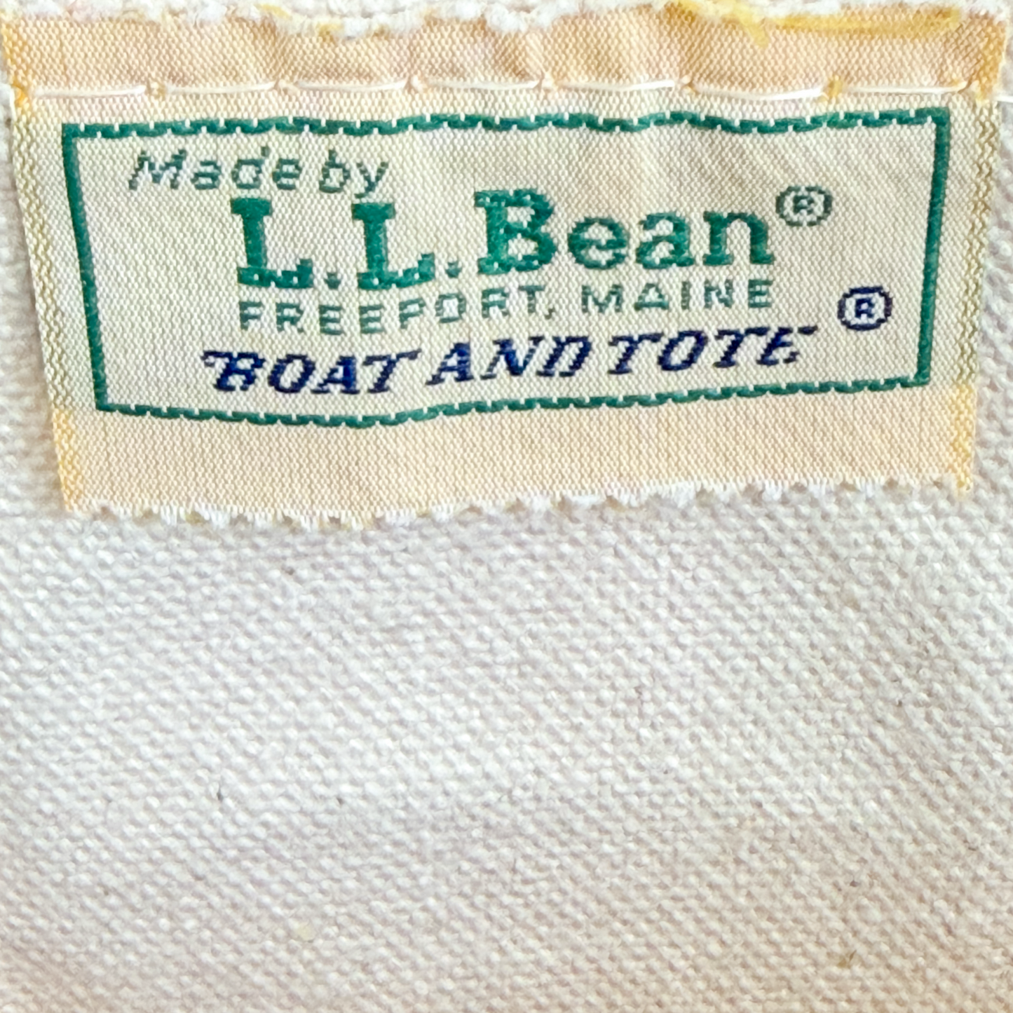 Teddy Vintage 1970s LL Bean Boat & Tote Medium Red