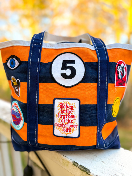 Custom Around the Way Girl Tote Bag- Medium