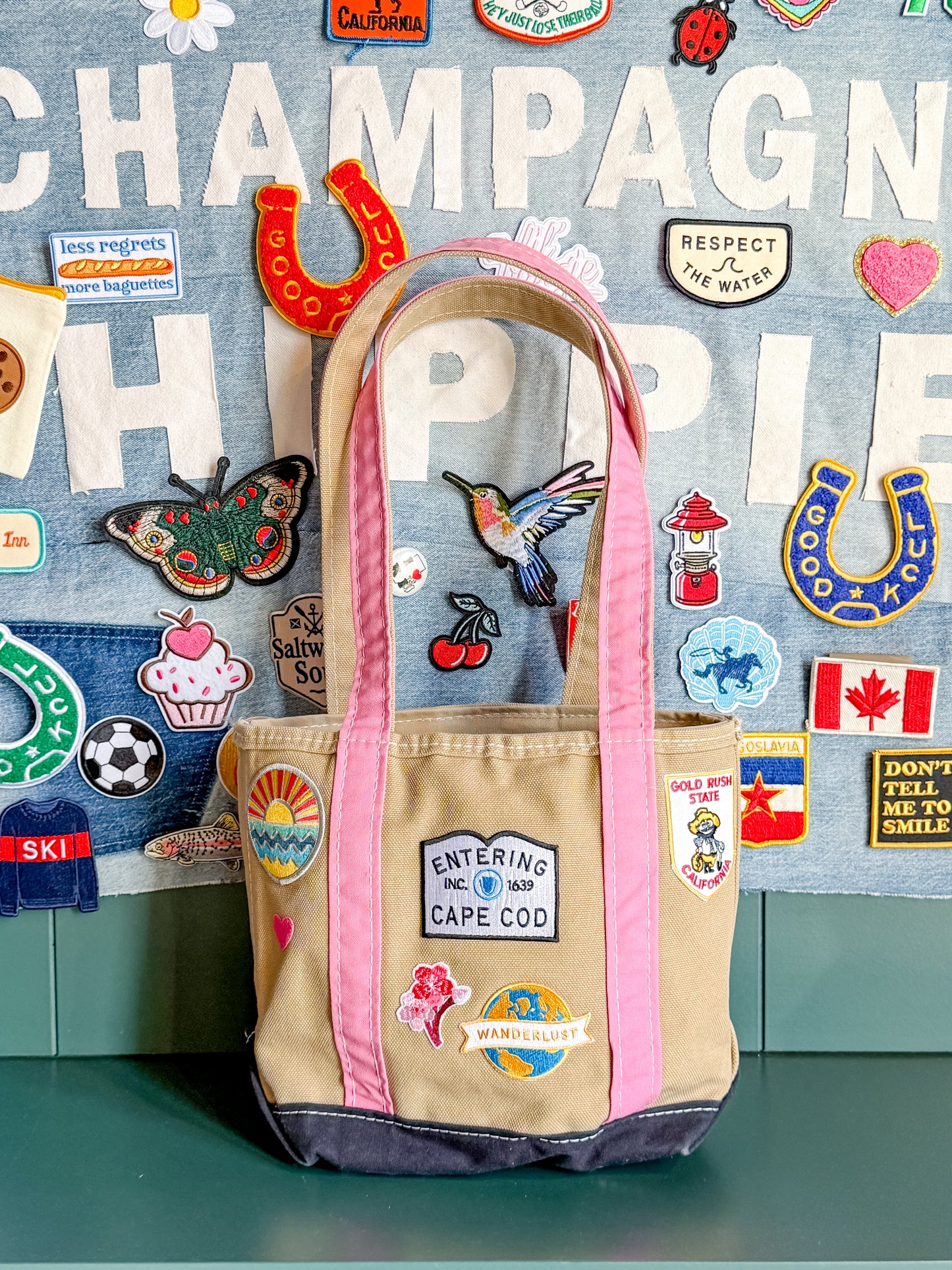 Custom Around the Way Girl Bag- Large