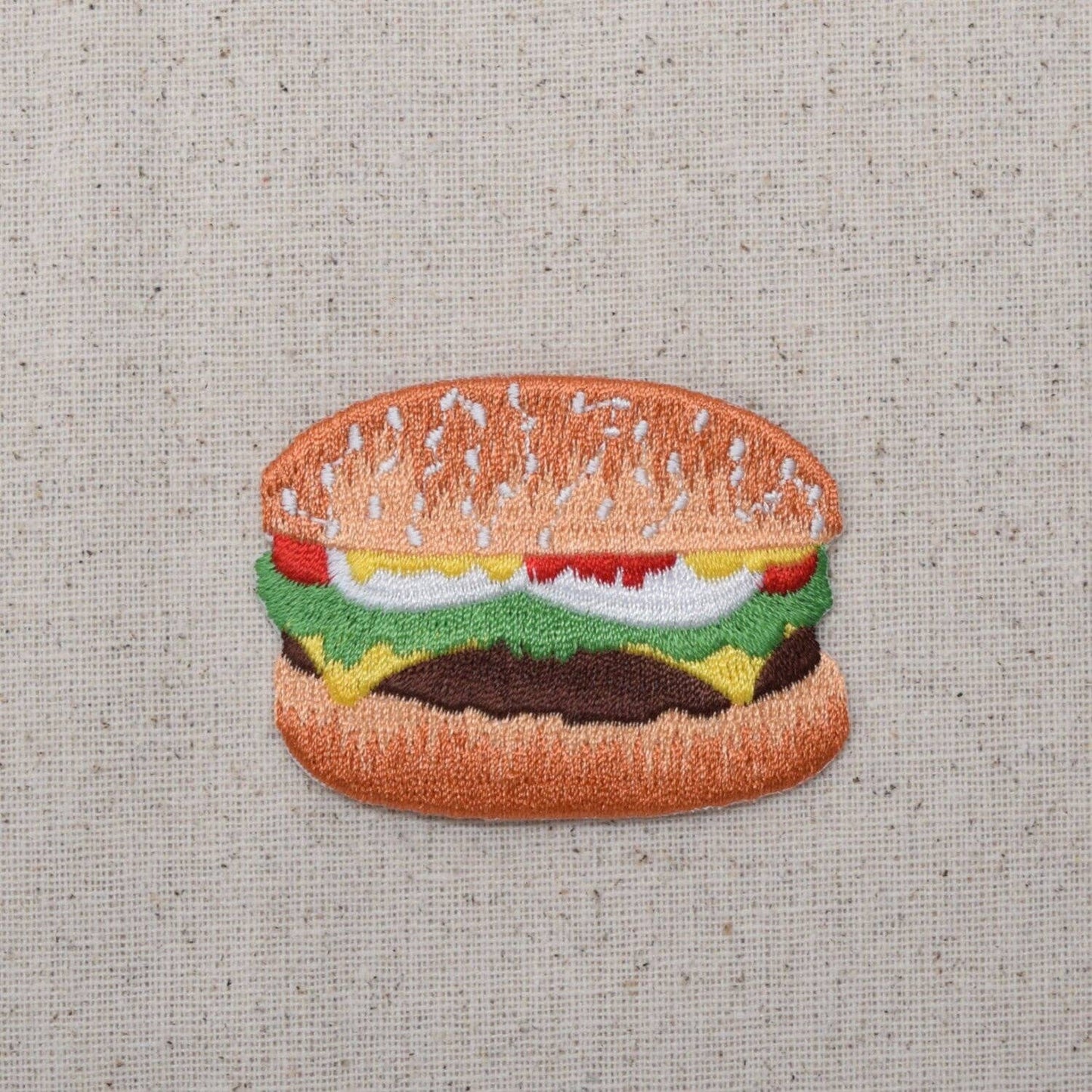 Cheeseburger Iron on Patch