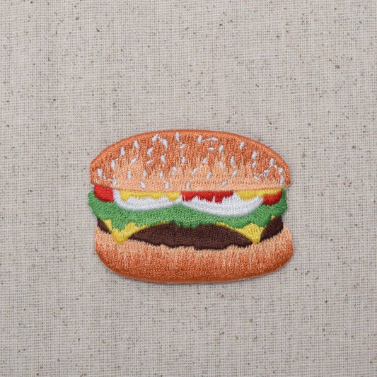 Cheeseburger Iron on Patch