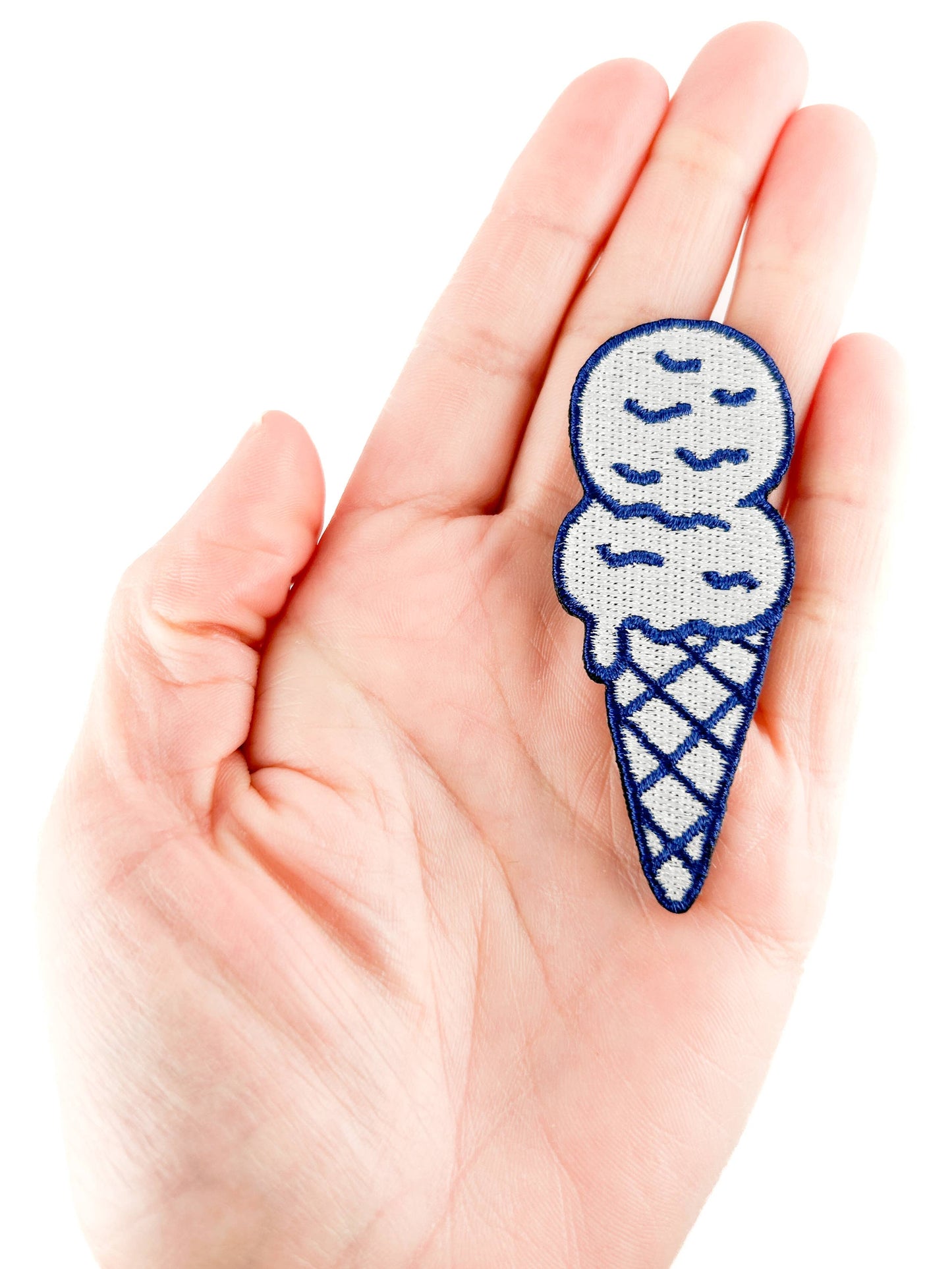 Ice Cream Embroidered Patch Cute Dessert Patch