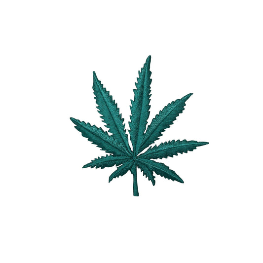 Marijuana Leaf - Cannabis - Pot Leaves - Iron on Embroidered Patch