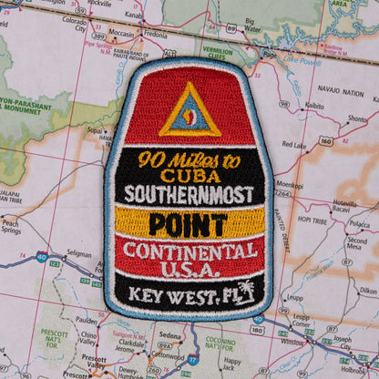 Southernmost Point Key West Florida Iron-on Patch