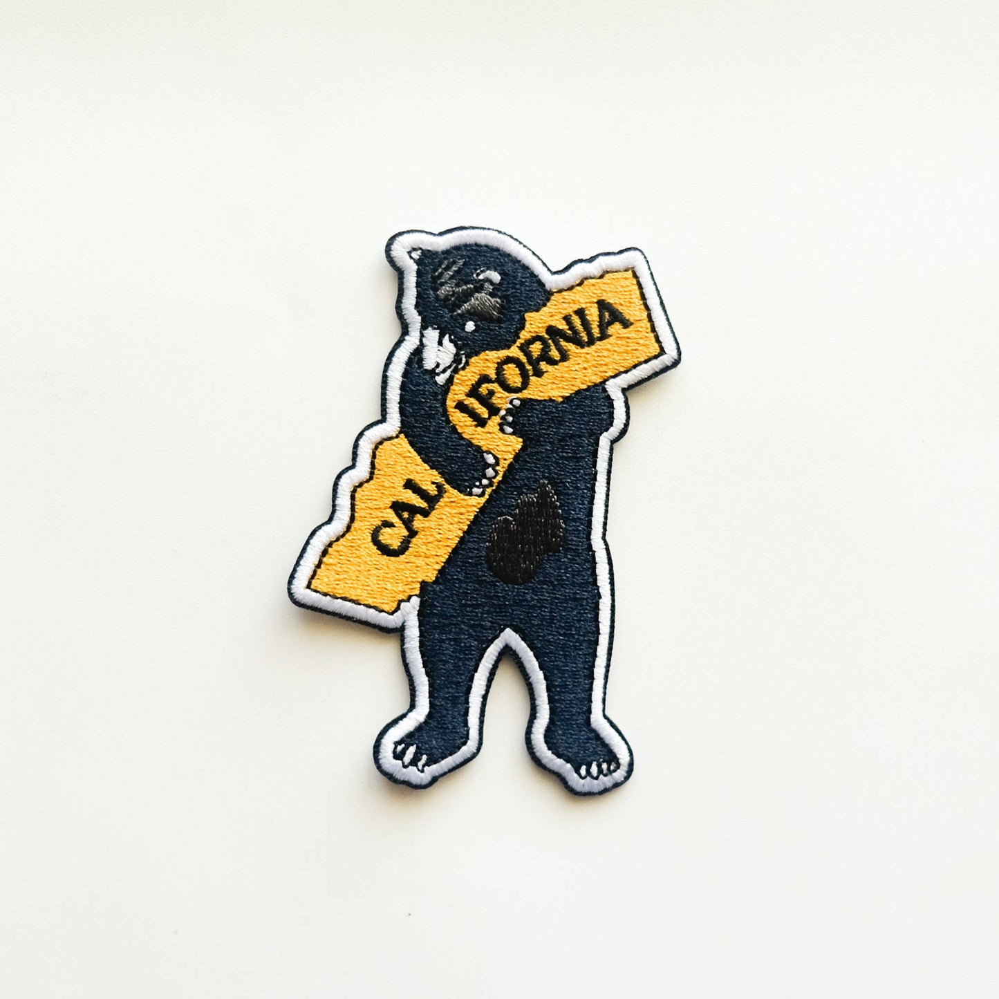I Love California Bear Embroidered Iron on Patch