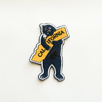 I Love California Bear Embroidered Iron on Patch