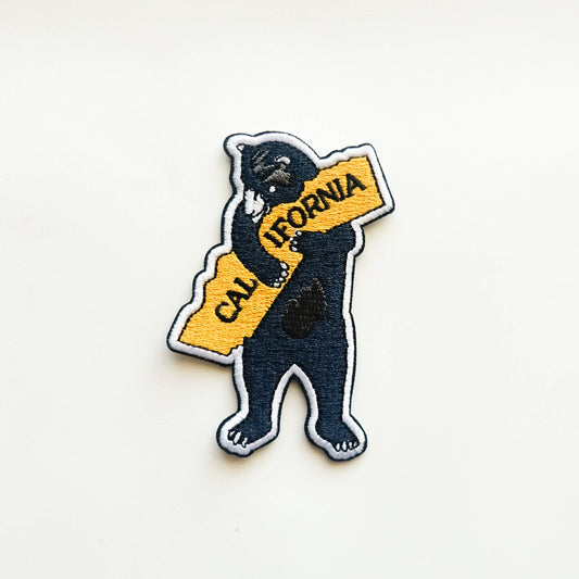 I Love California Bear Embroidered Iron on Patch
