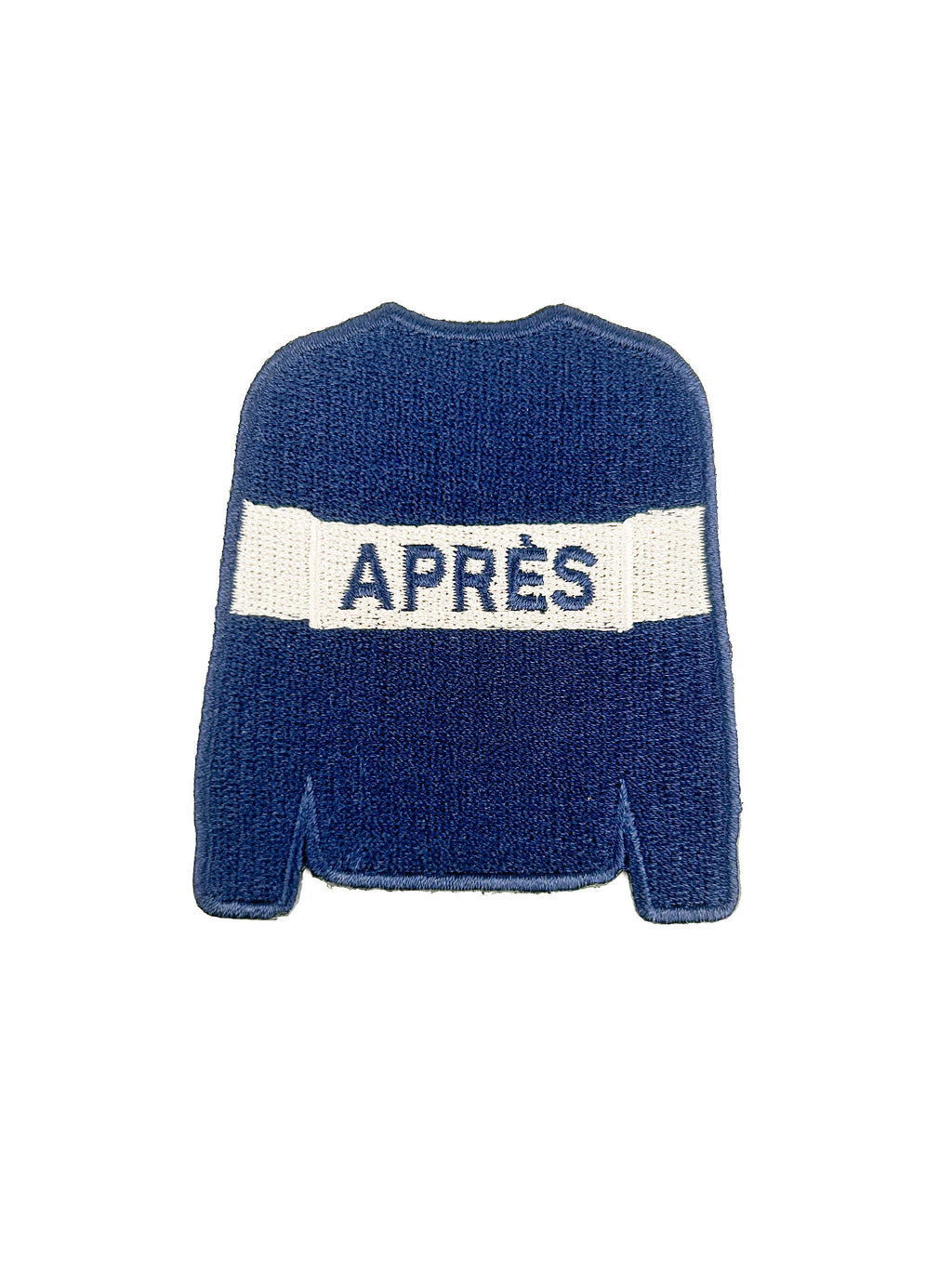 Après Ski Sweater Patch Embroidered Iron-On or Sew-On Apres