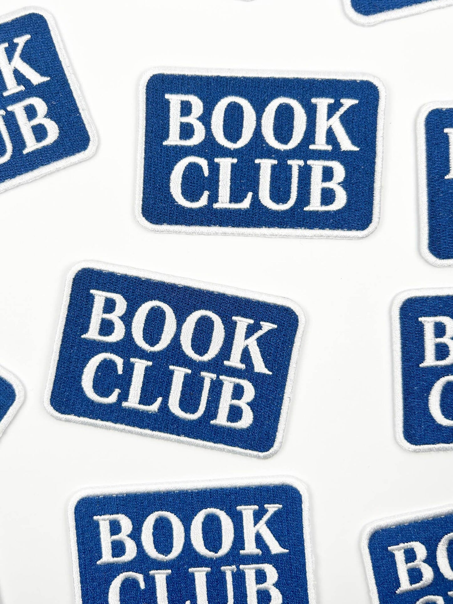 Book Club Embroidered Iron On Patch