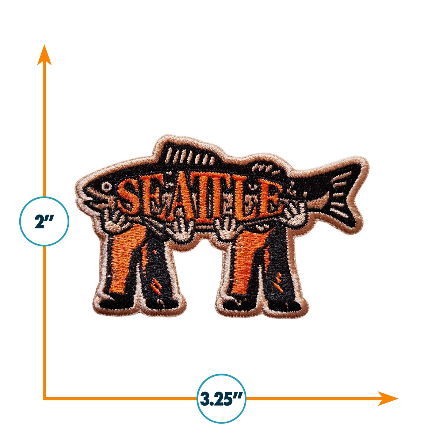 Seattle Iron On Patch