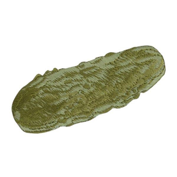 pickle patch on a white background