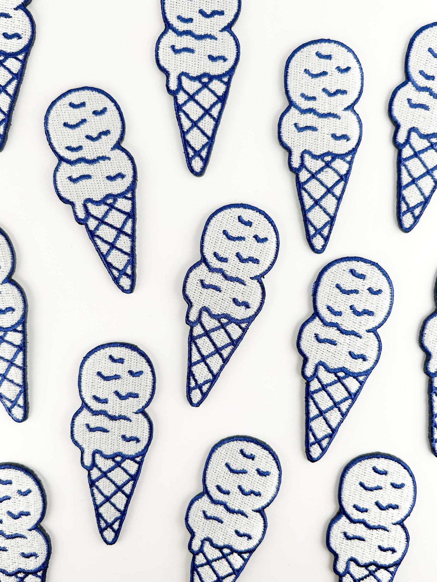 Ice Cream Embroidered Patch Cute Dessert Patch