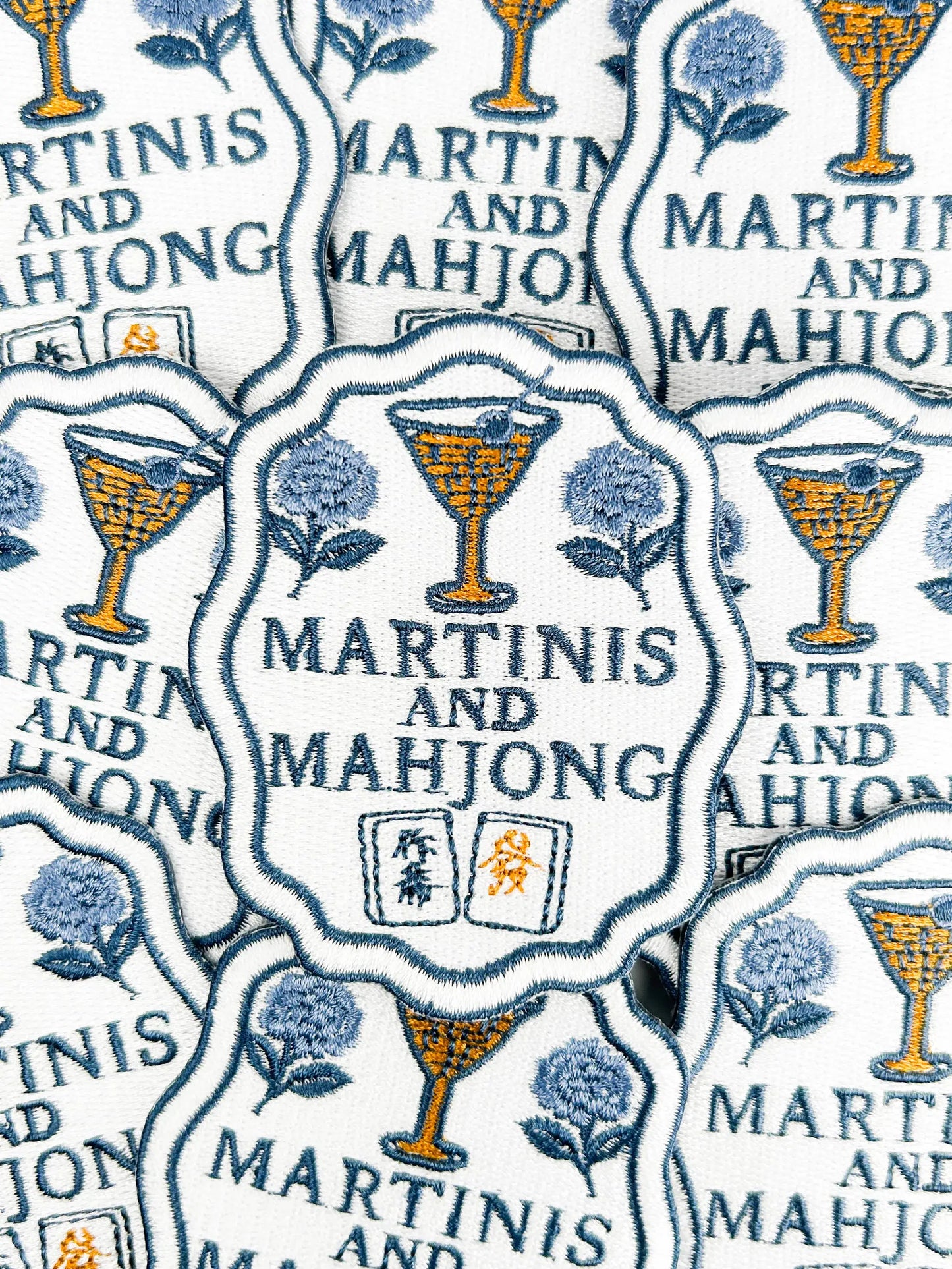 Martinis and Mahjong Patch