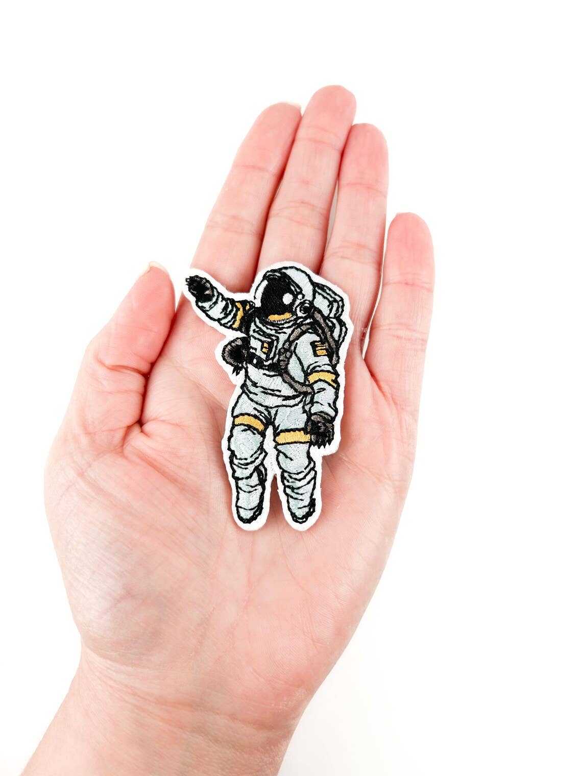 Astronaut Patch Embroidered Iron-On Patch NASA Space Alien