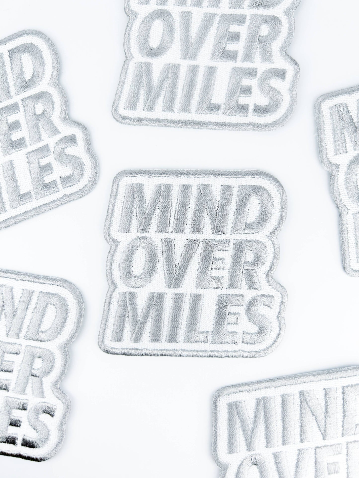 Mind Over Miles Patch | Motivational Running Embroidered 