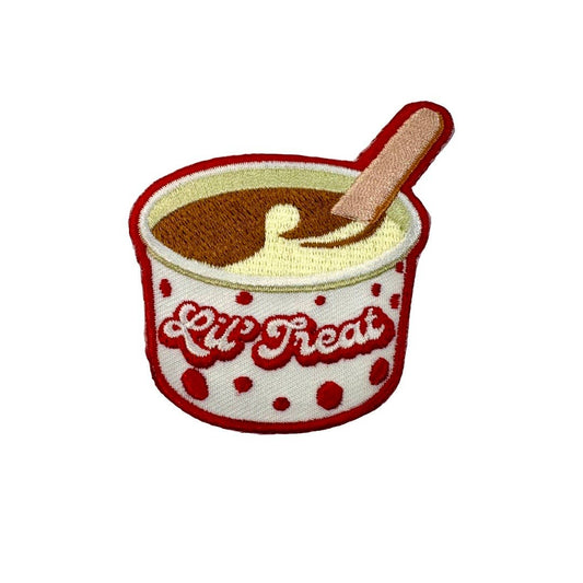 Little Treat Ice Cream Iron On Patch