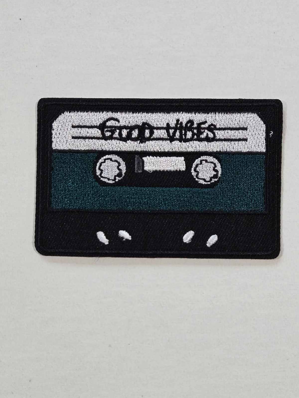 Good Vibes Mix Tape Iron on Patch
