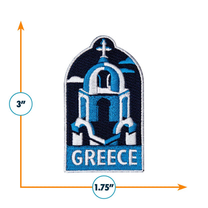 Greece Iron on Patch
