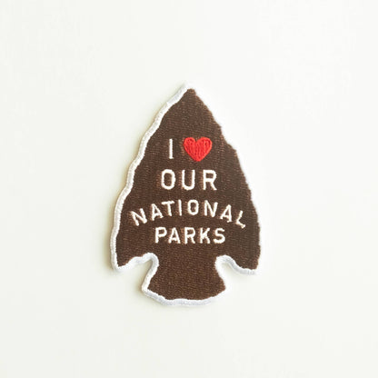 I Love Our National Parks Iron on Patch