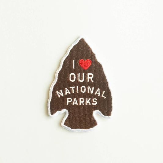 I Love Our National Parks Iron on Patch