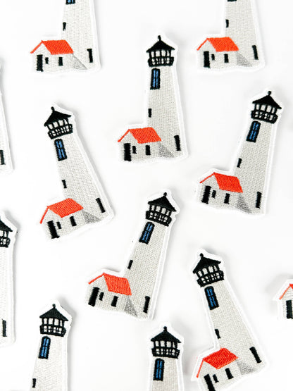 Lighthouse Embroidered Patch Nautical Iron On Patch