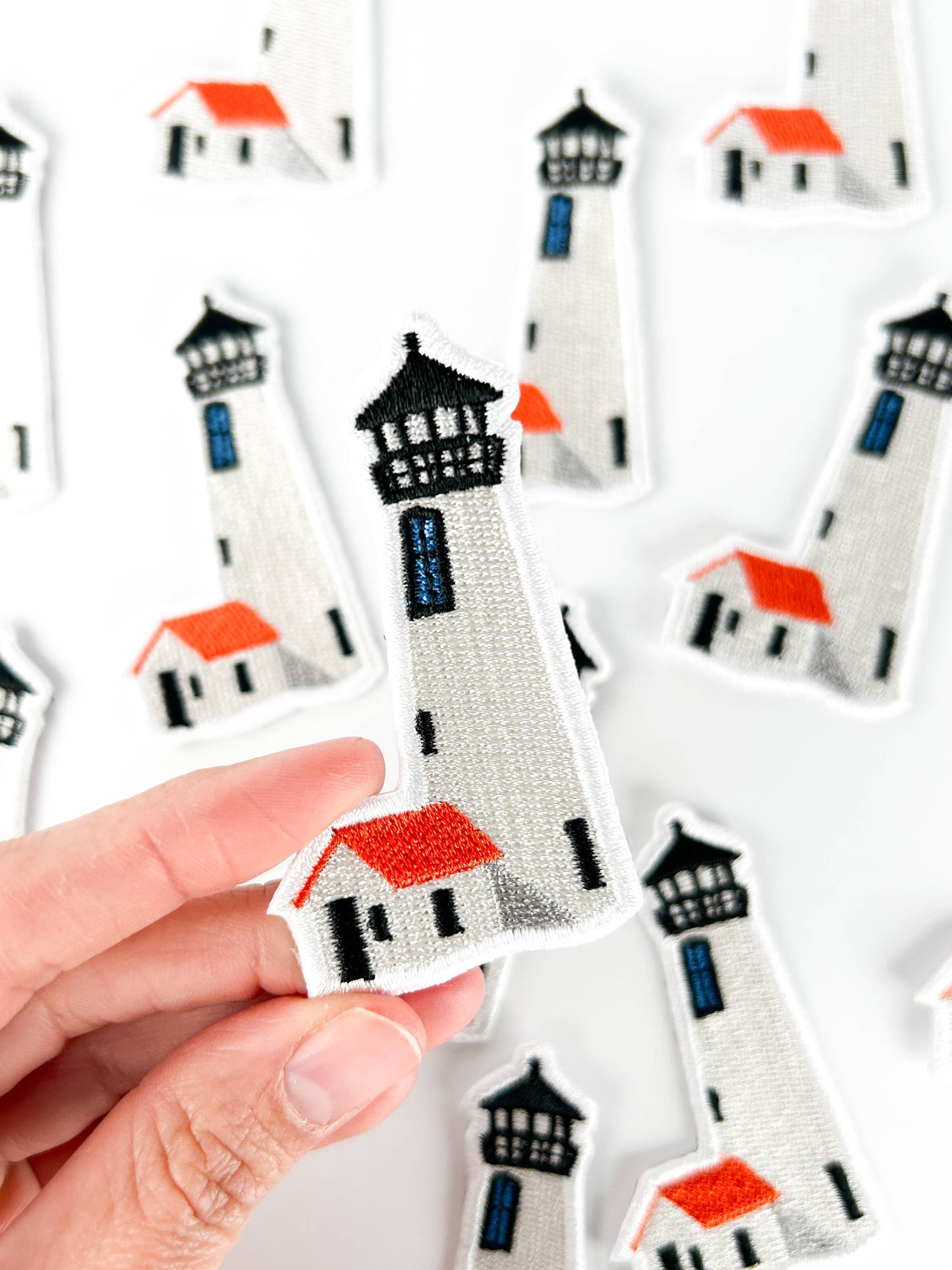Lighthouse Embroidered Patch Nautical Iron On Patch