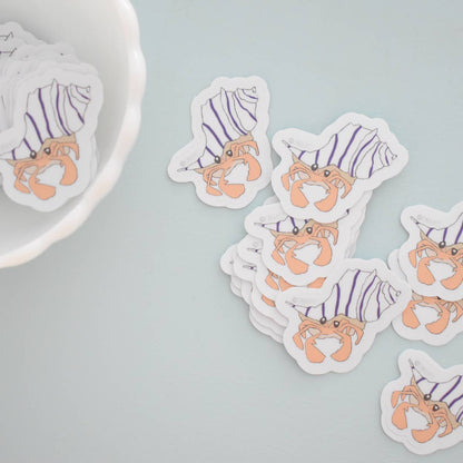 Hermit Crab Sticker