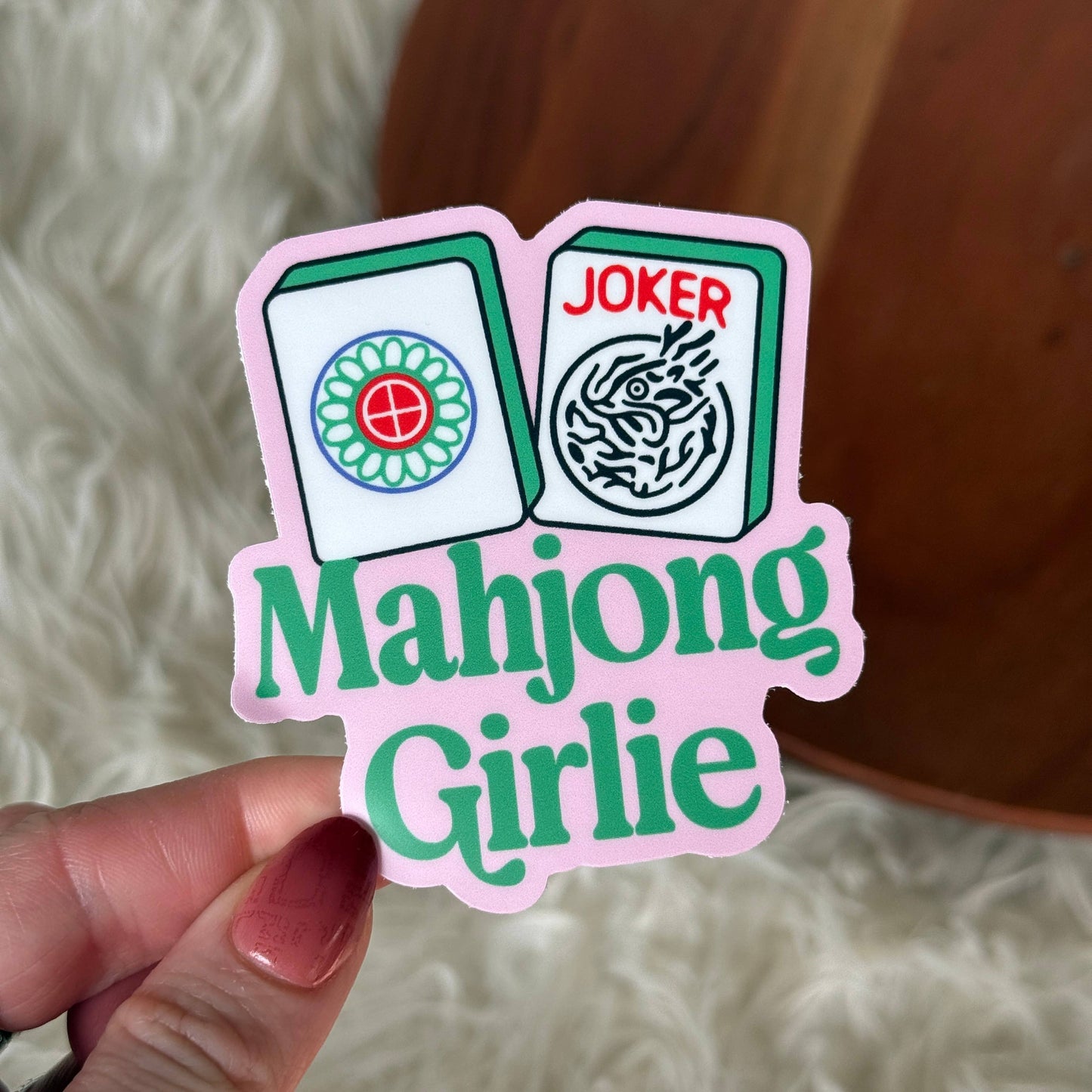 Mahjong Girlie Sticker