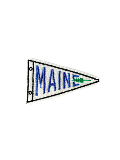 Maine Embroidered Patch State Souvenir Iron On Patch Hats