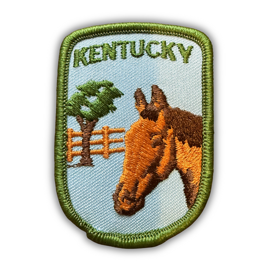 Vintage Kentucky Embroidered Patch